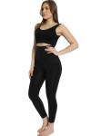 Leggings with thermal effect and sports slimming top